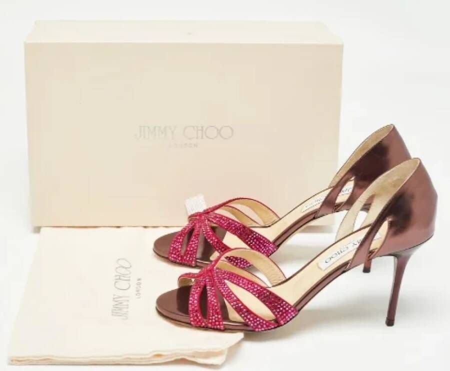 Jimmy Choo Pre-owned Leather sandals Multicolor Dames