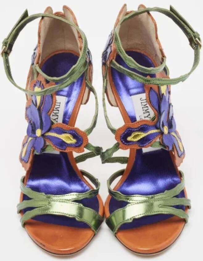 Jimmy Choo Pre-owned Leather sandals Multicolor Dames