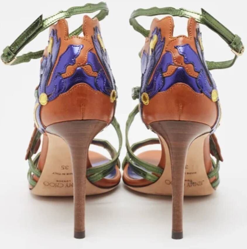 Jimmy Choo Pre-owned Leather sandals Multicolor Dames