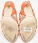 Jimmy Choo Pre-owned Leather sandals Orange Dames - Thumbnail 5