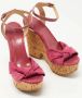 Jimmy Choo Pre-owned Leather sandals Pink Dames - Thumbnail 3