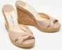 Jimmy Choo Pre-owned Leather sandals Pink Dames - Thumbnail 4