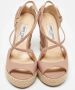 Jimmy Choo Pre-owned Leather sandals Pink Dames - Thumbnail 3