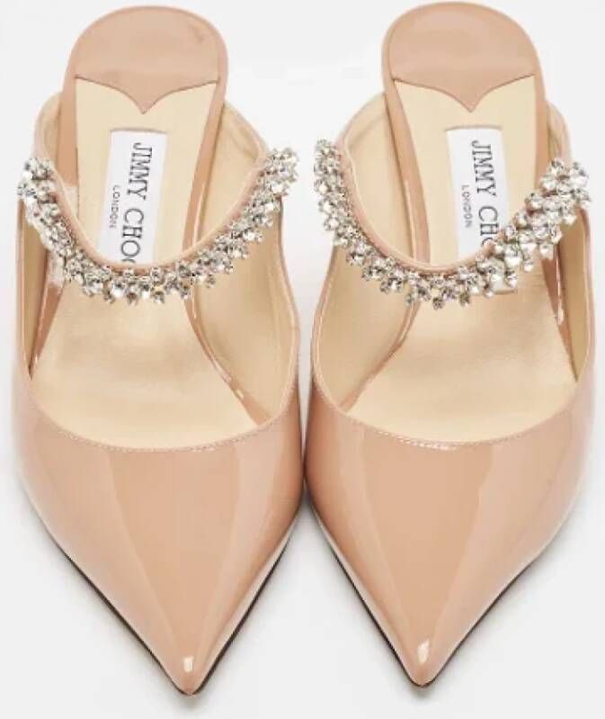 Jimmy Choo Pre-owned Leather sandals Pink Dames