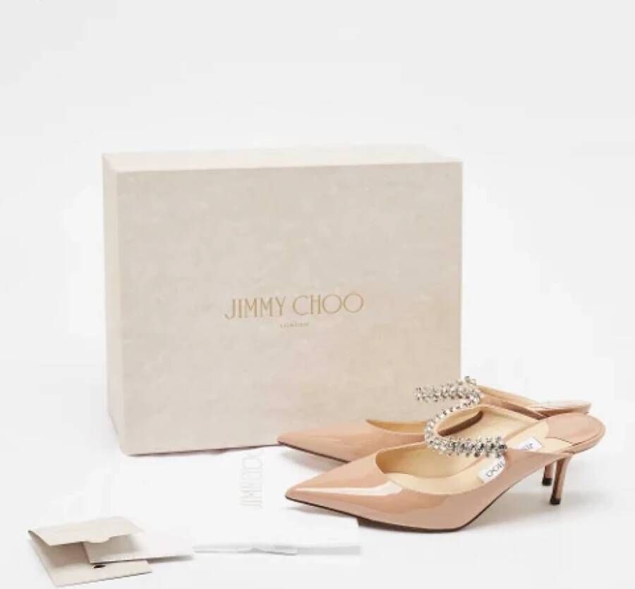 Jimmy Choo Pre-owned Leather sandals Pink Dames