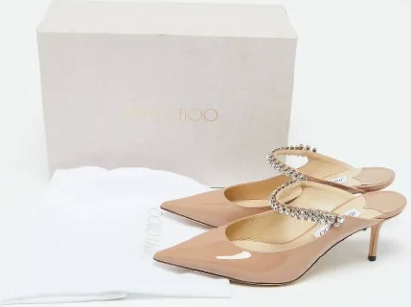 Jimmy Choo Pre-owned Leather sandals Pink Dames