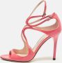 Jimmy Choo Pre-owned Leather sandals Pink Dames - Thumbnail 2