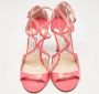 Jimmy Choo Pre-owned Leather sandals Pink Dames - Thumbnail 3