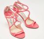 Jimmy Choo Pre-owned Leather sandals Pink Dames - Thumbnail 4