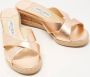 Jimmy Choo Pre-owned Leather sandals Pink Dames - Thumbnail 1