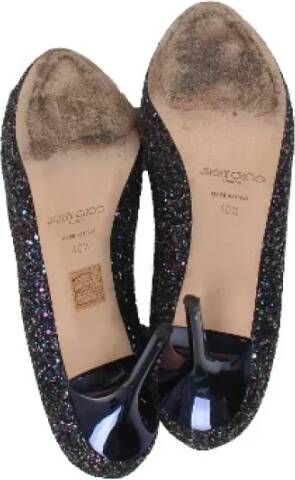 Jimmy Choo Pre-owned Leather sandals Purple Dames