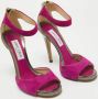 Jimmy Choo Pre-owned Leather sandals Purple Dames - Thumbnail 4