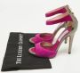 Jimmy Choo Pre-owned Leather sandals Purple Dames - Thumbnail 9