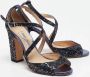 Jimmy Choo Pre-owned Leather sandals Purple Dames - Thumbnail 4