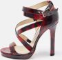 Jimmy Choo Pre-owned Leather sandals Red Dames - Thumbnail 2