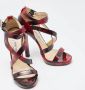 Jimmy Choo Pre-owned Leather sandals Red Dames - Thumbnail 4