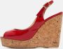 Jimmy Choo Pre-owned Leather sandals Red Dames - Thumbnail 2