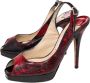 Jimmy Choo Pre-owned Leather sandals Red Dames - Thumbnail 3