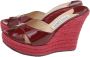 Jimmy Choo Pre-owned Leather sandals Red Dames - Thumbnail 3