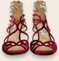 Jimmy Choo Pre-owned Leather sandals Red Dames - Thumbnail 4