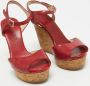 Jimmy Choo Pre-owned Leather sandals Red Dames - Thumbnail 5