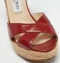 Jimmy Choo Pre-owned Leather sandals Red Dames - Thumbnail 7