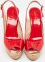 Jimmy Choo Pre-owned Leather sandals Red Dames - Thumbnail 3