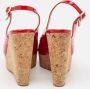 Jimmy Choo Pre-owned Leather sandals Red Dames - Thumbnail 5