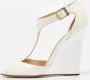 Jimmy Choo Pre-owned Leather sandals White Dames - Thumbnail 2