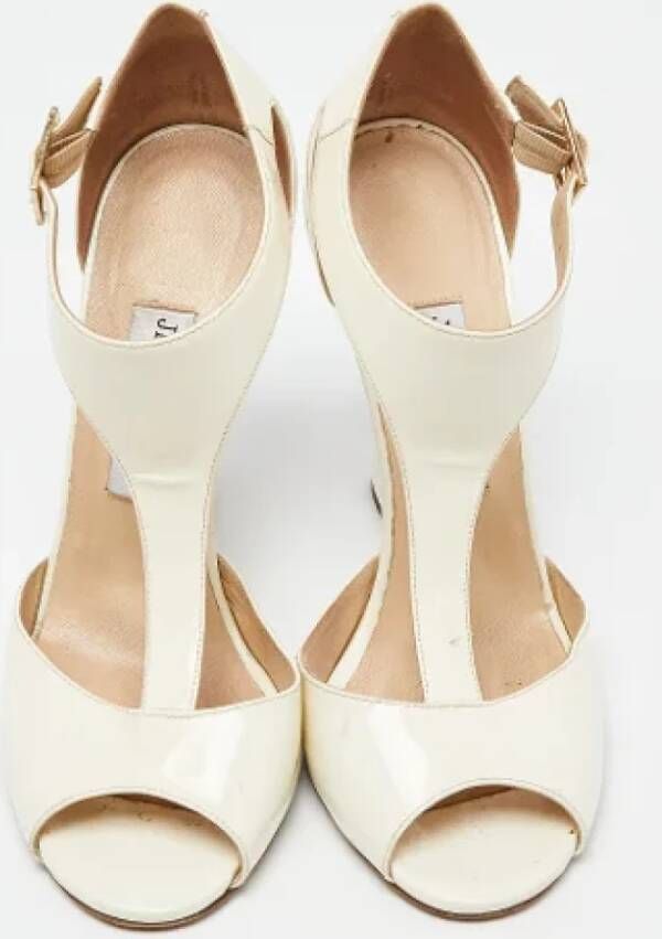 Jimmy Choo Pre-owned Leather sandals White Dames