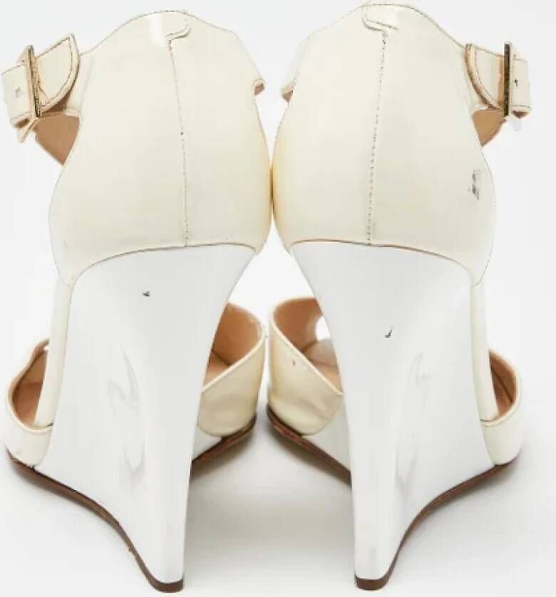 Jimmy Choo Pre-owned Leather sandals White Dames