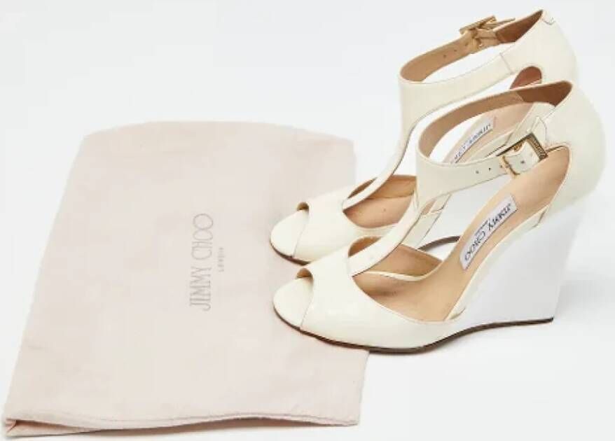 Jimmy Choo Pre-owned Leather sandals White Dames