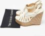 Jimmy Choo Pre-owned Leather sandals White Dames - Thumbnail 9