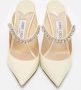 Jimmy Choo Pre-owned Leather sandals White Dames - Thumbnail 3