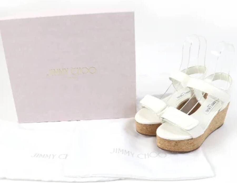 Jimmy Choo Pre-owned Leather sandals White Dames