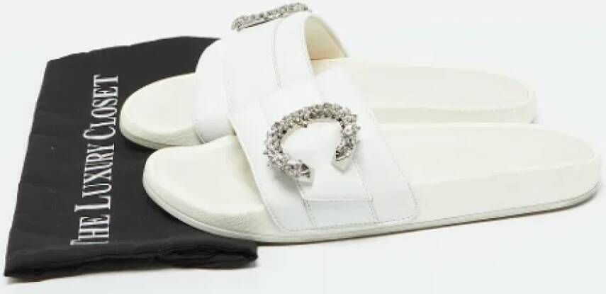 Jimmy Choo Pre-owned Leather sandals White Dames