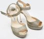 Jimmy Choo Pre-owned Leather sandals Yellow Dames - Thumbnail 4