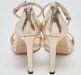 Jimmy Choo Pre-owned Leather sandals Yellow Dames - Thumbnail 5