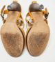 Jimmy Choo Pre-owned Leather sandals Yellow Dames - Thumbnail 6