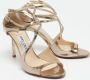 Jimmy Choo Pre-owned Leather sandals Yellow Dames - Thumbnail 4