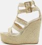 Jimmy Choo Pre-owned Leather sandals Yellow Dames - Thumbnail 2