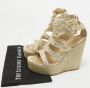 Jimmy Choo Pre-owned Leather sandals Yellow Dames - Thumbnail 9