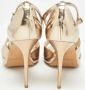 Jimmy Choo Pre-owned Leather sandals Yellow Dames - Thumbnail 5