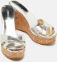 Jimmy Choo Pre-owned Leather sandals Yellow Dames - Thumbnail 4