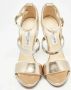 Jimmy Choo Pre-owned Leather sandals Yellow Dames - Thumbnail 3