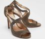 Jimmy Choo Pre-owned Leather sandals Yellow Dames - Thumbnail 3