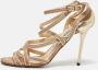 Jimmy Choo Pre-owned Leather sandals Yellow Dames - Thumbnail 2