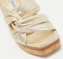 Jimmy Choo Pre-owned Leather sandals Yellow Dames - Thumbnail 6