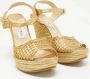 Jimmy Choo Pre-owned Leather sandals Yellow Dames - Thumbnail 2