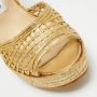 Jimmy Choo Pre-owned Leather sandals Yellow Dames - Thumbnail 5